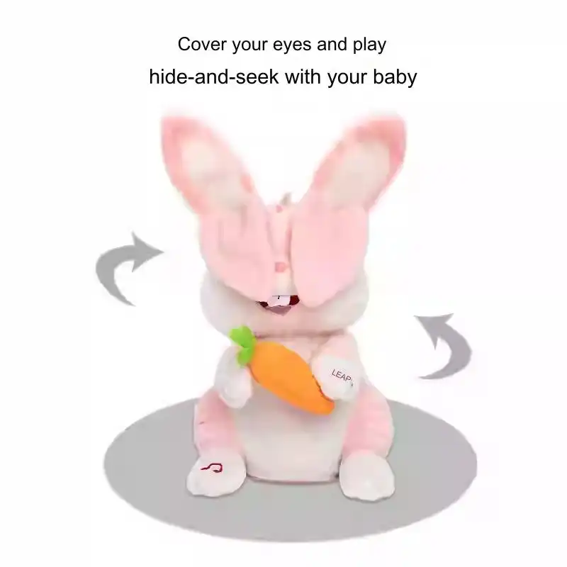 Interactive Peekaboo Elephant Plush Toy – Musical Educational Toy for Babies & Toddlers