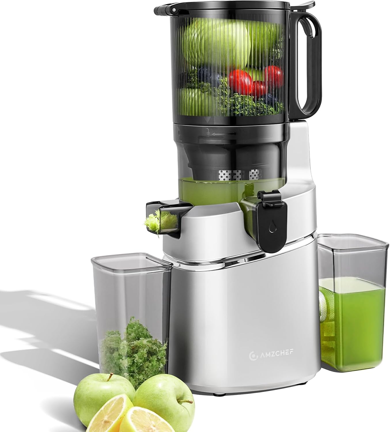 Automatic Cold Press Juicer – Hands-Free Slow Juicing for Whole Fruits & Vegetables