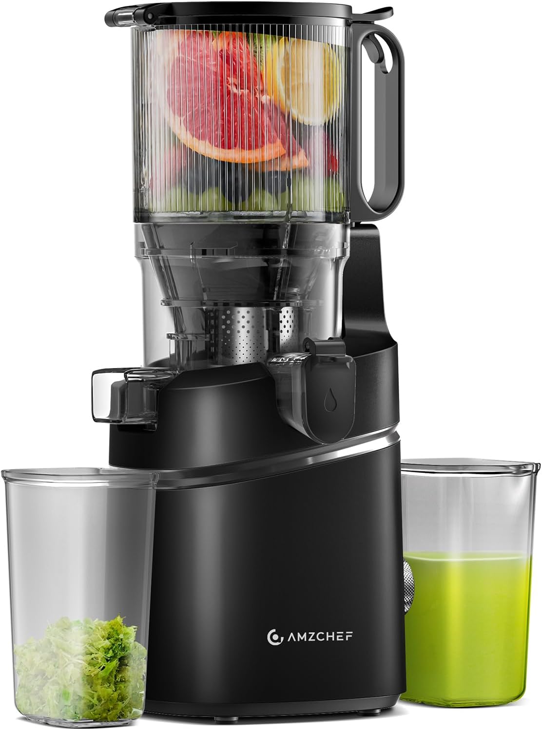 Automatic Cold Press Juicer – Hands-Free Slow Juicing for Whole Fruits & Vegetables