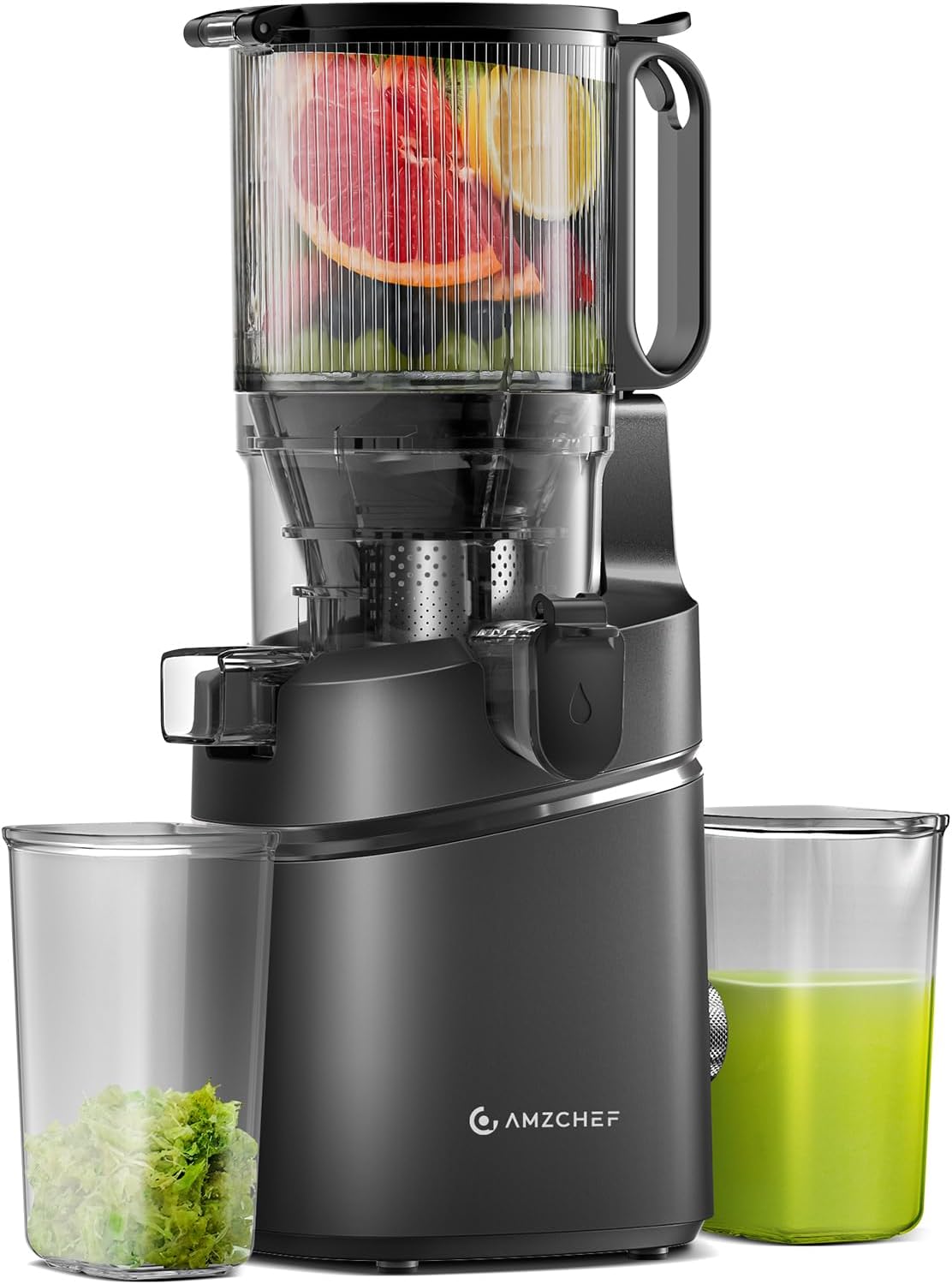 Automatic Cold Press Juicer – Hands-Free Slow Juicing for Whole Fruits & Vegetables