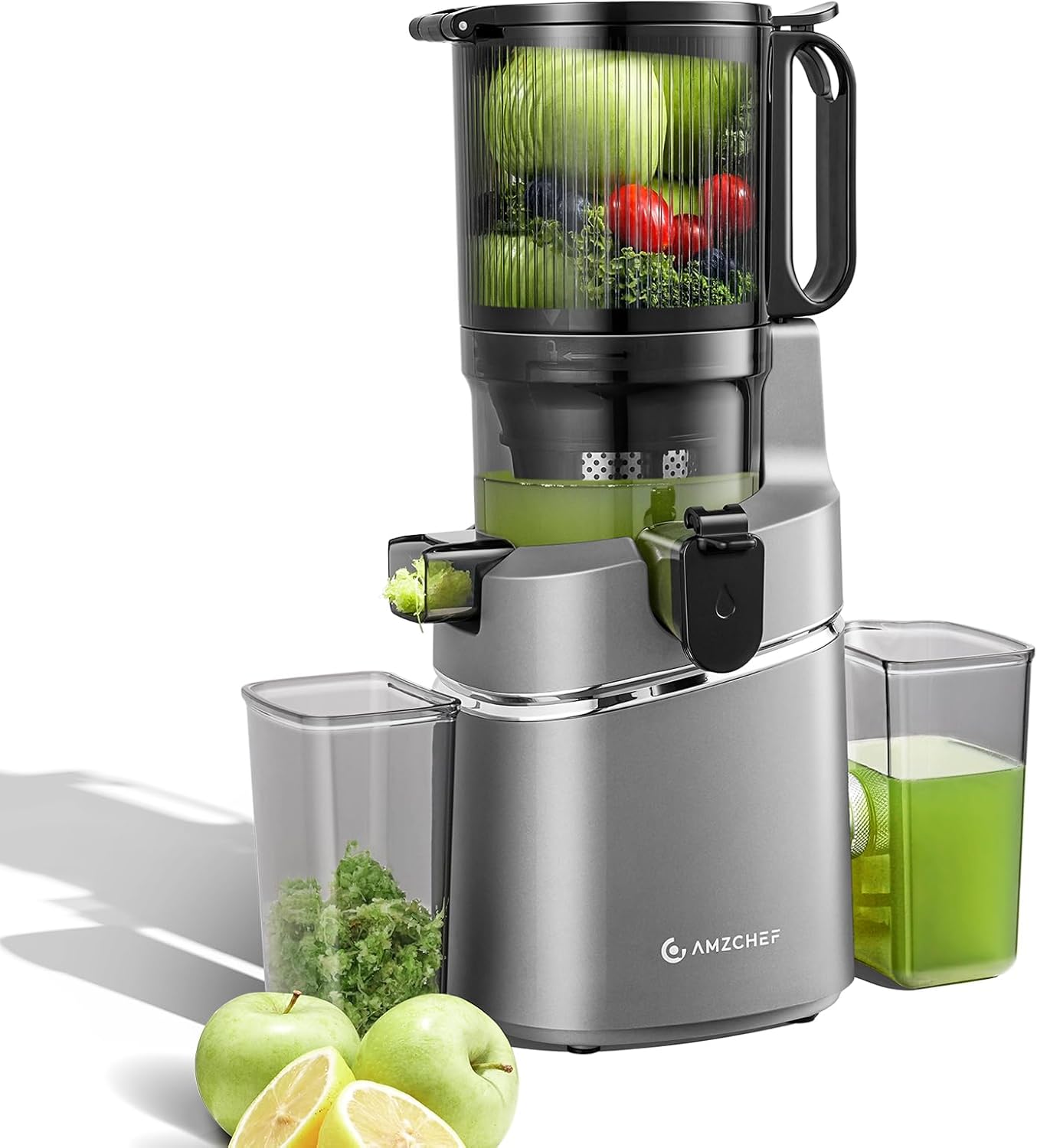 Automatic Cold Press Juicer – Hands-Free Slow Juicing for Whole Fruits & Vegetables