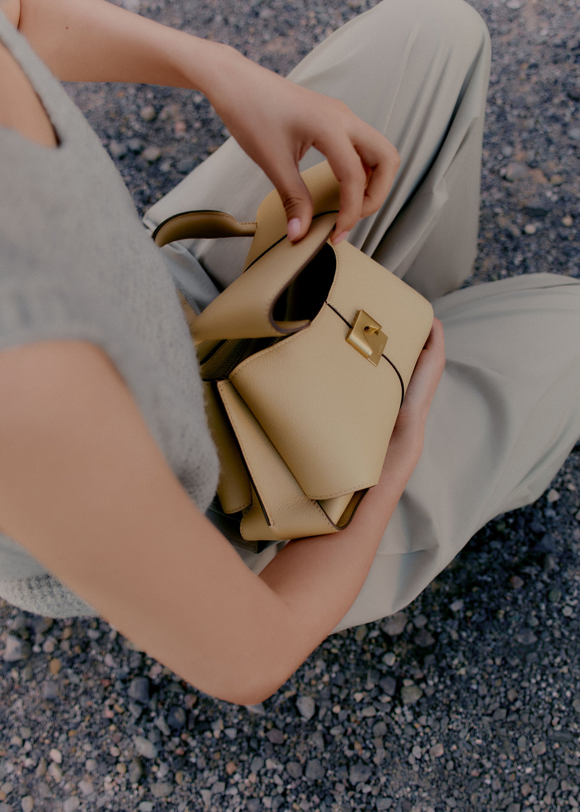 [Buy one get one free] Polène Mokki Mini Cowhide Bag | Timeless French Elegance