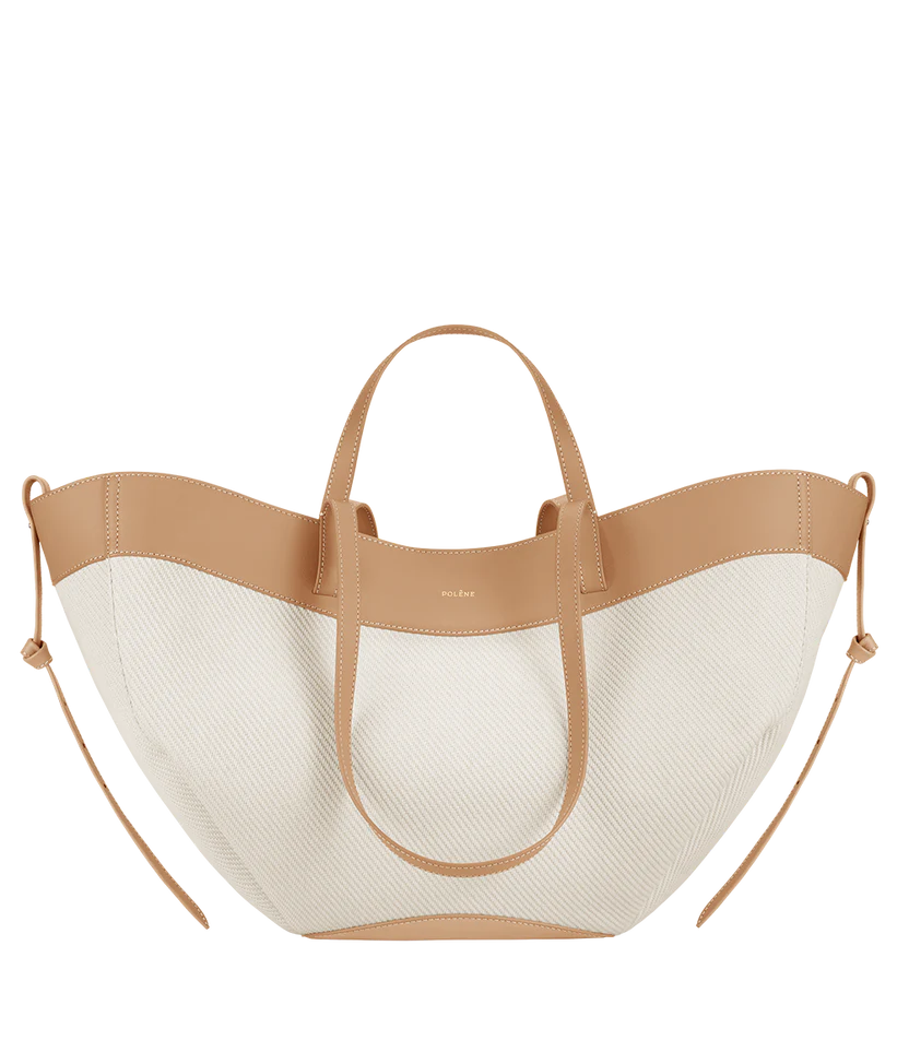 Cyme Textured Camel Tote | Structured, Elegant & Everyday Ready