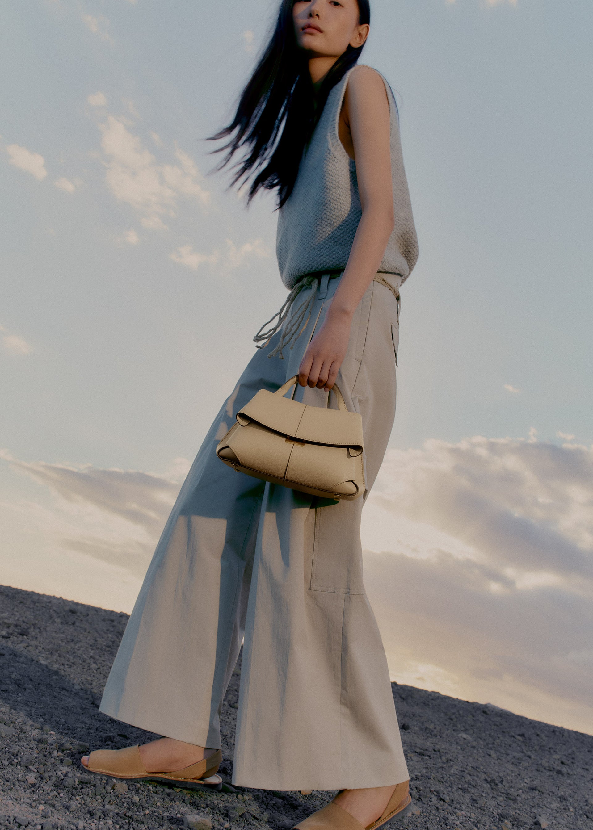 [Buy one get one free] Polène Mokki Mini Cowhide Bag | Timeless French Elegance