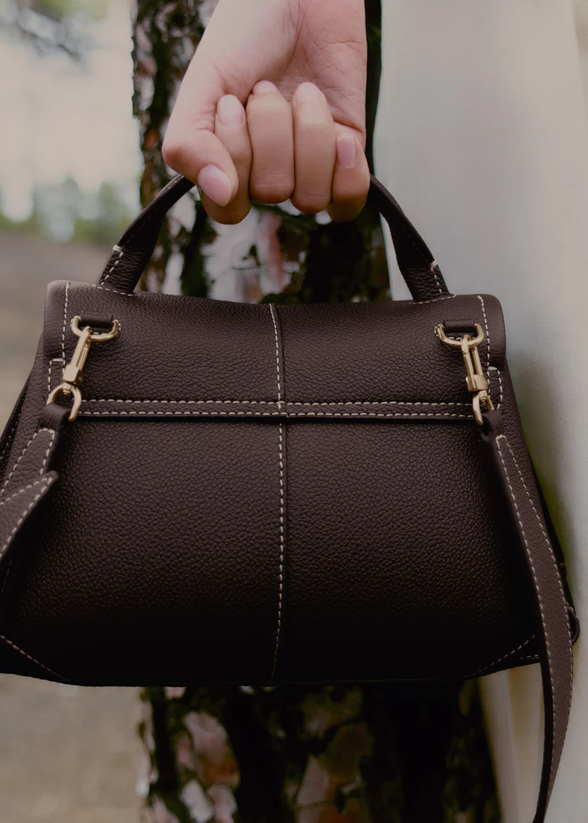 [Buy one get one free] Polène Mokki Mini Cowhide Bag | Timeless French Elegance