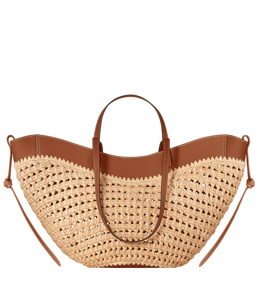 Cyme Textured Camel Tote | Structured, Elegant & Everyday Ready