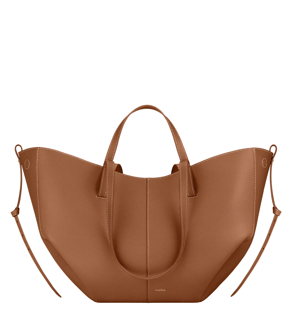 Cyme Textured Camel Tote | Structured, Elegant & Everyday Ready
