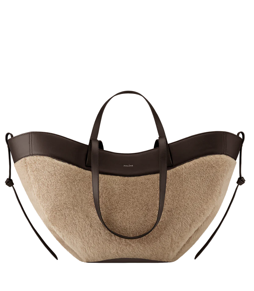 Cyme Textured Camel Tote | Structured, Elegant & Everyday Ready