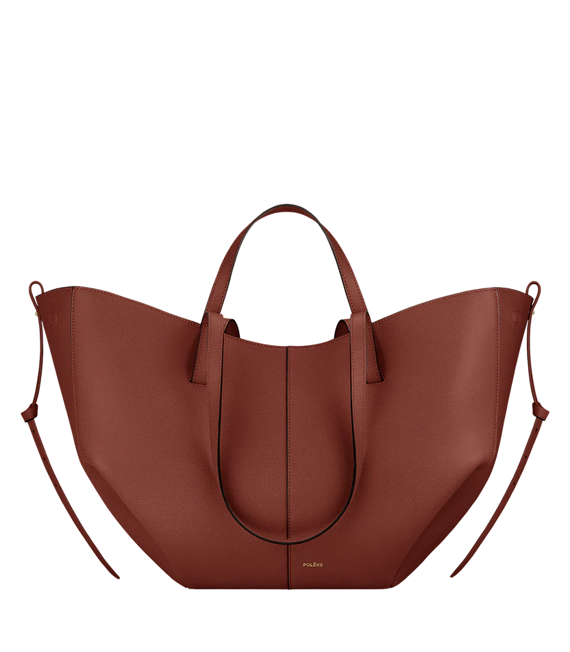 Cyme Textured Camel Tote | Structured, Elegant & Everyday Ready