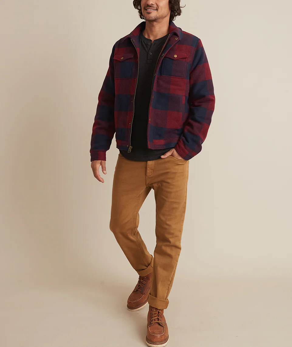 Rockford Trucker in Cabernet/Navy