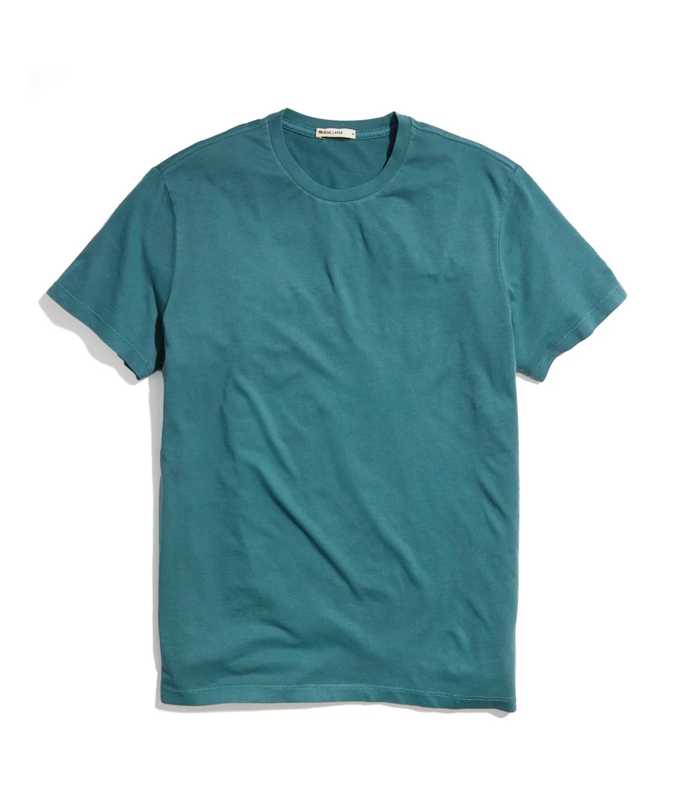 Signature Crew Tee in Ponderosa Pine