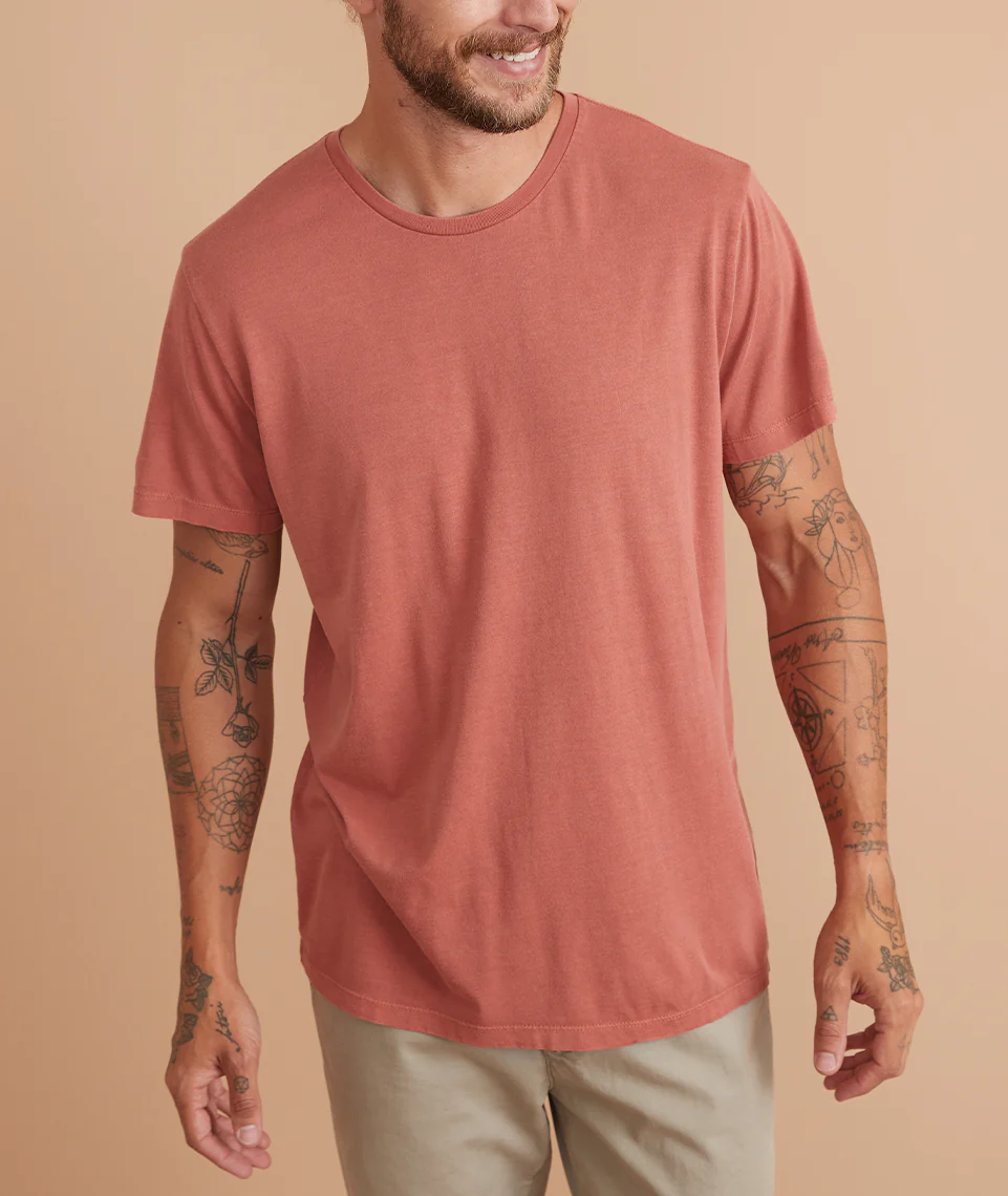 Signature Crew Tee in Bruschetta