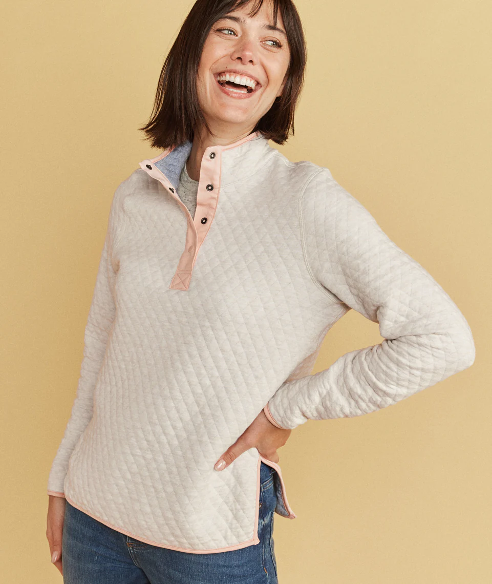 Reversible Lady Corbet in Rose Cloud / Light Heather Grey