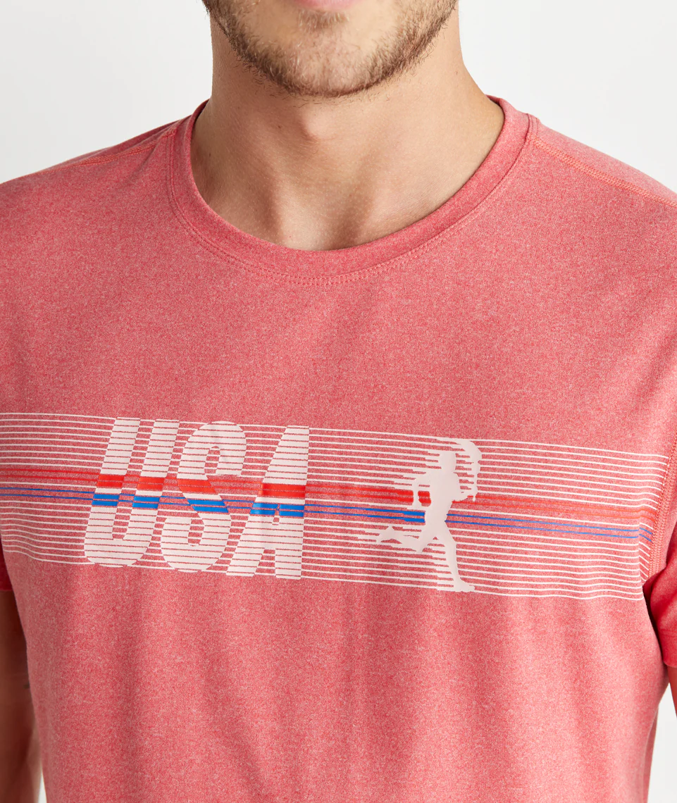 Sport Crew in Red Heather