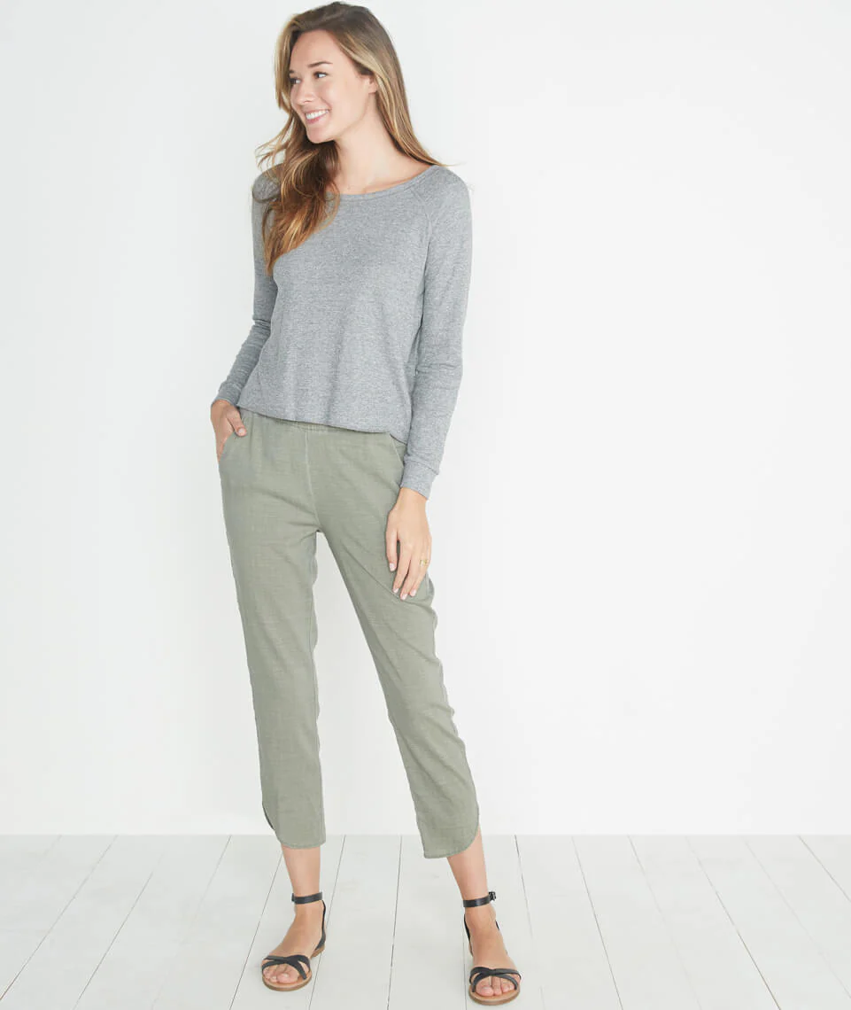 Callie Raglan in Heather Grey