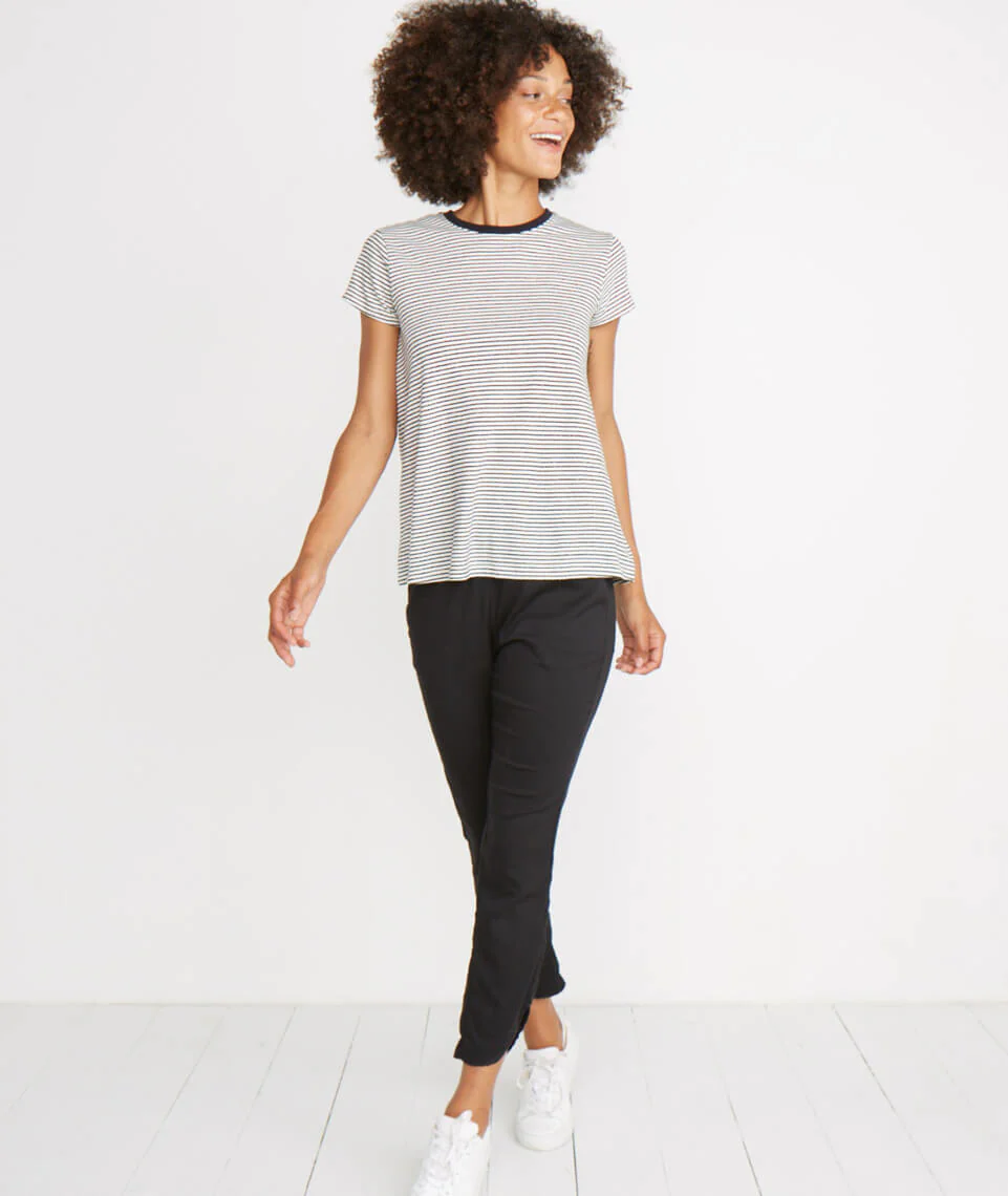 Swing Crew in Black and White Stripe