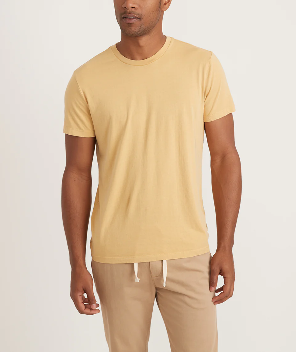 Signature Crew Tee in Rattan