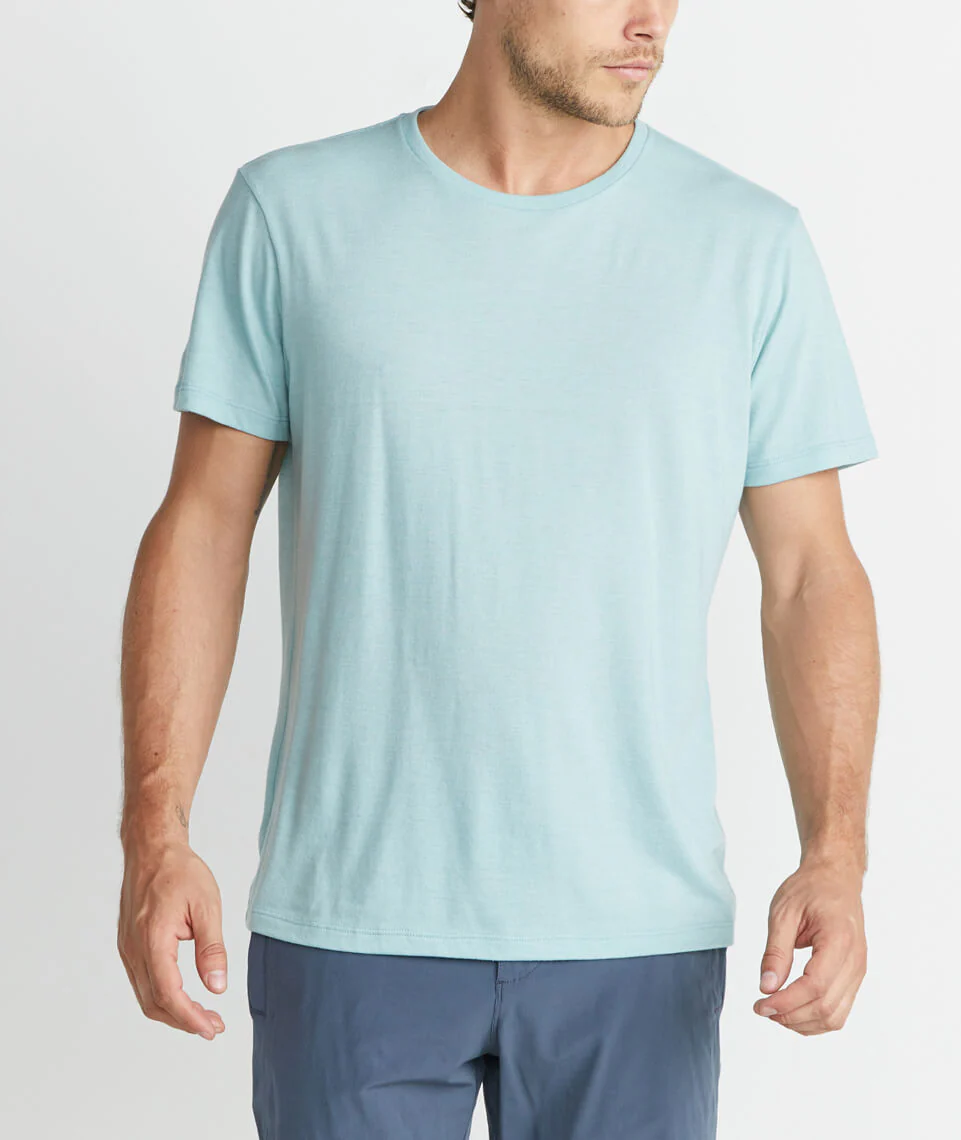 Signature Crewneck in Green Mist