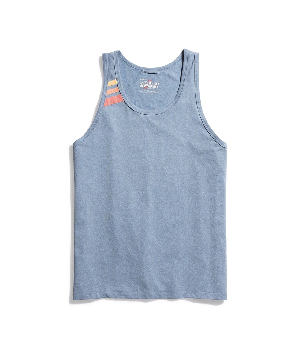 Sport Tank in Blue Heather