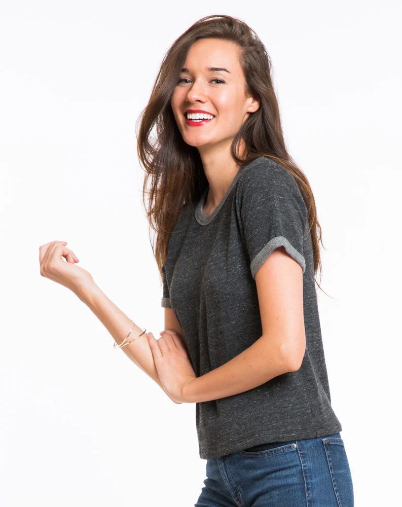 Shortsleeve Nina Sweatshirt - Charcoal