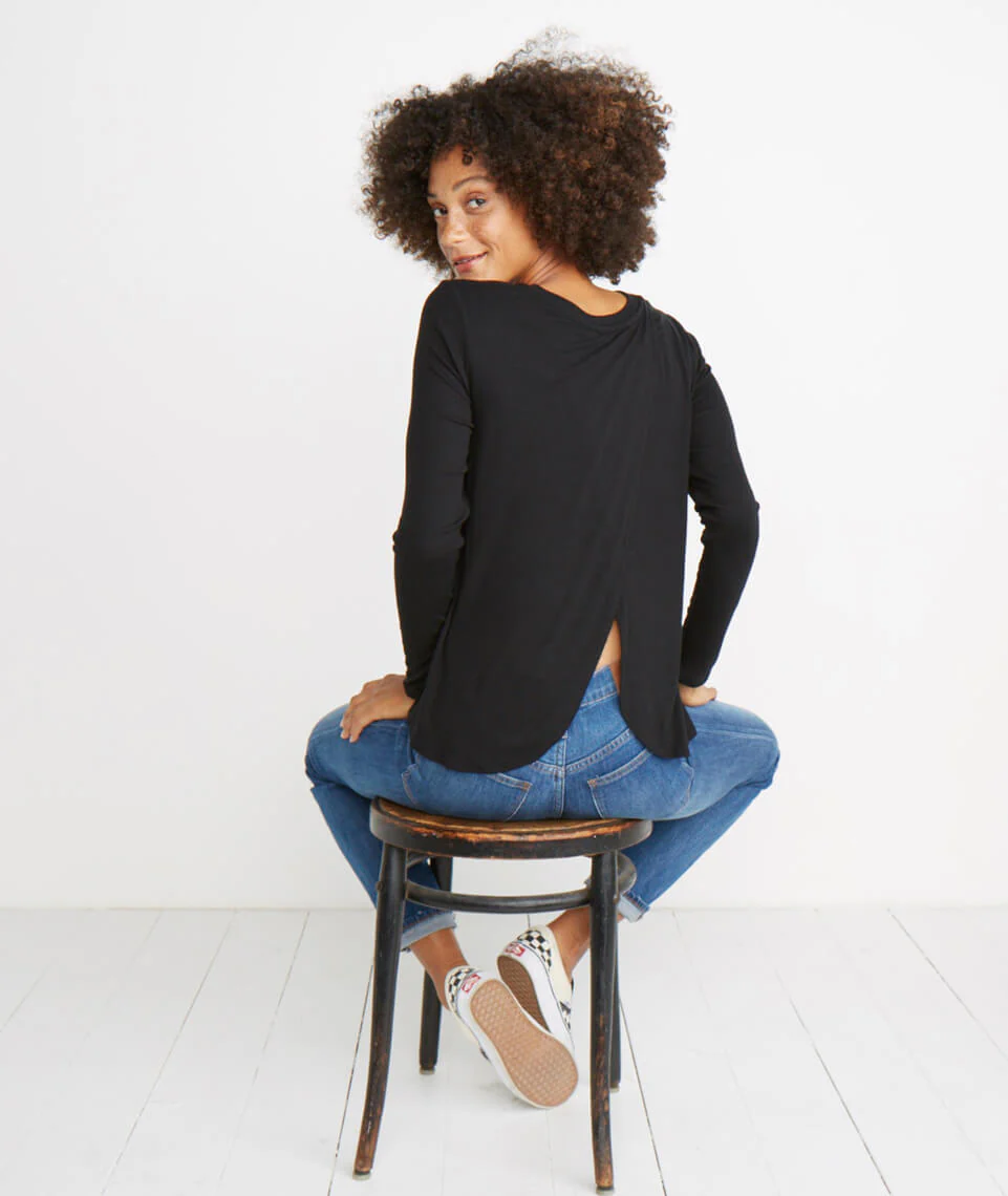 Tinley Tulip Back in Black Rib