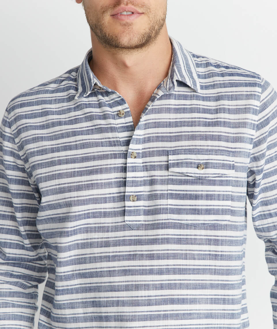 Storey Popover in Blue Stripe