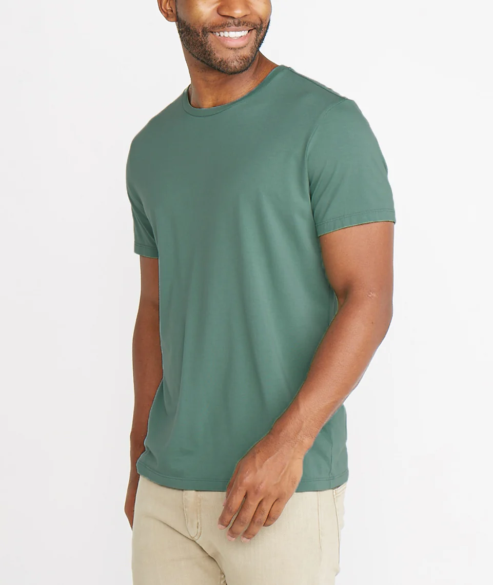 Signature Crewneck in Dark Ivy