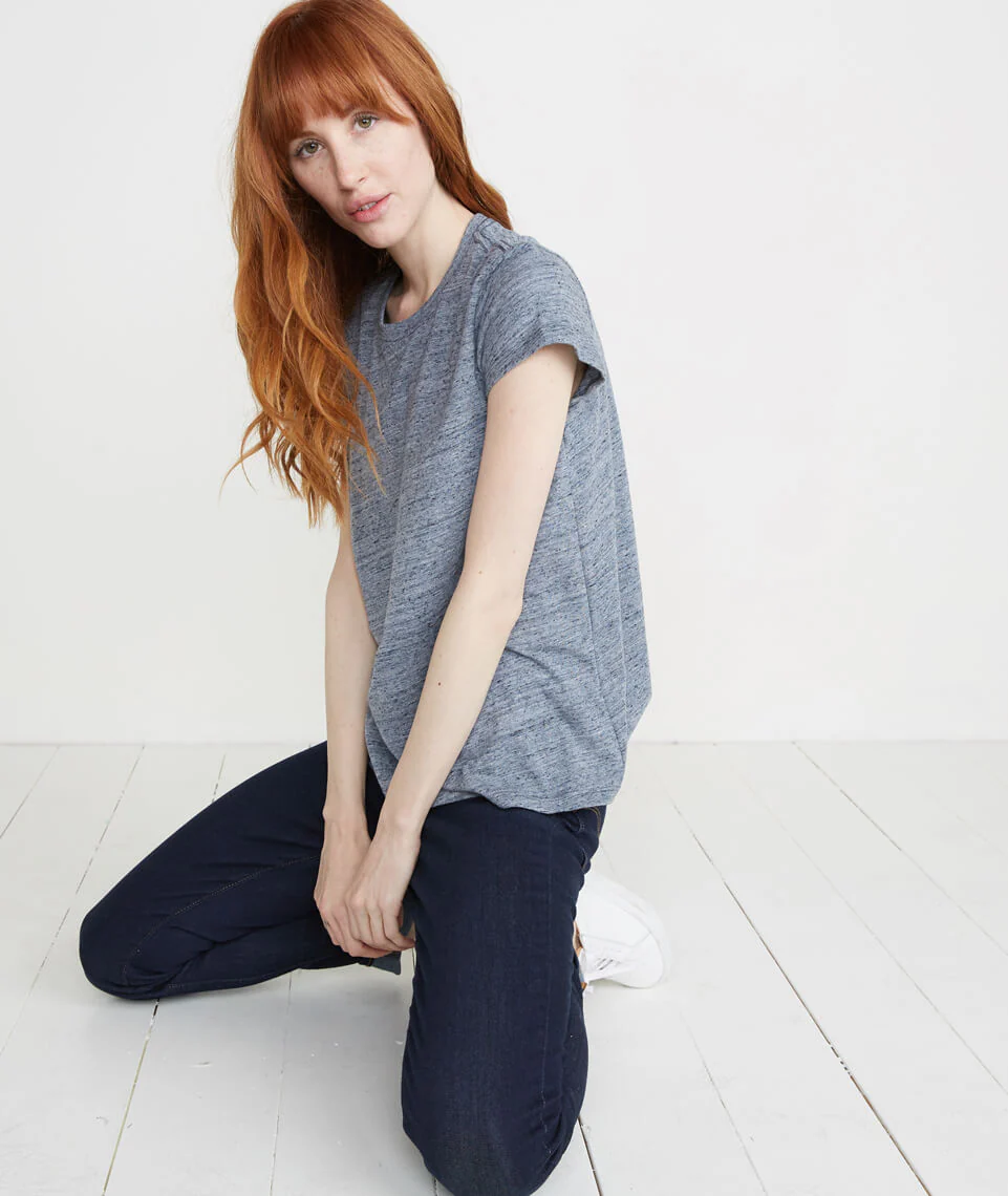 Swing Crew in Denim Flax