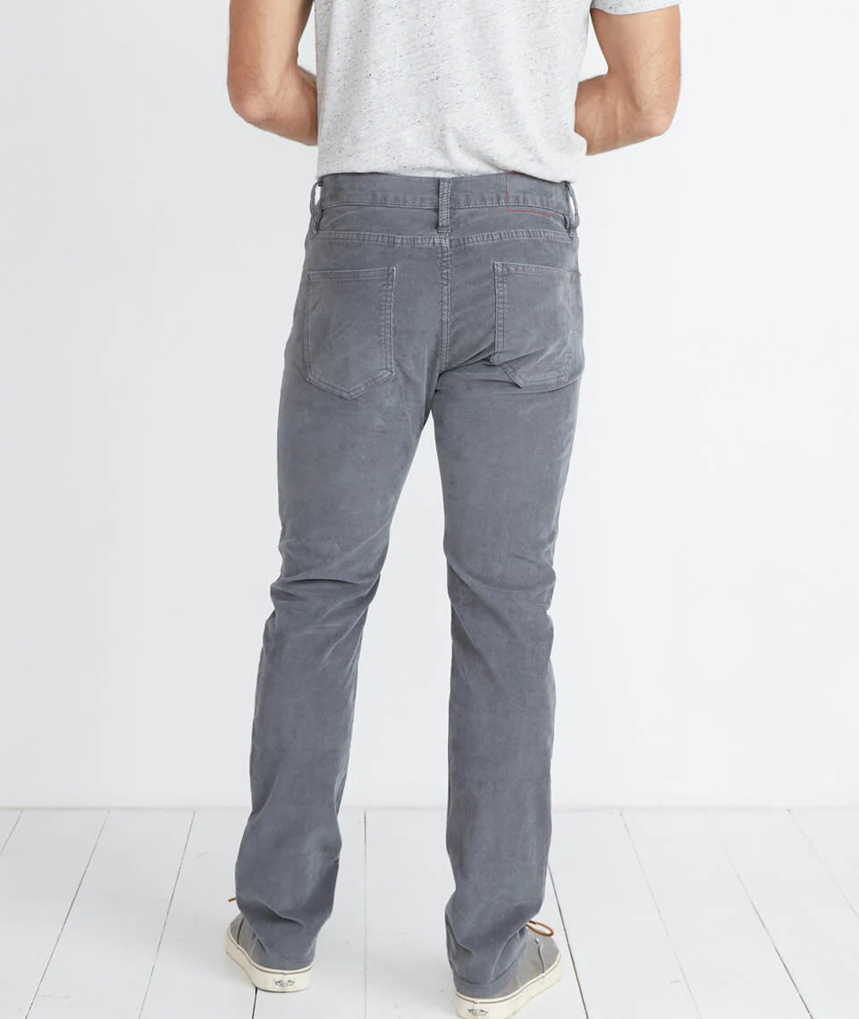 Cambridge Cord in Wolf Grey