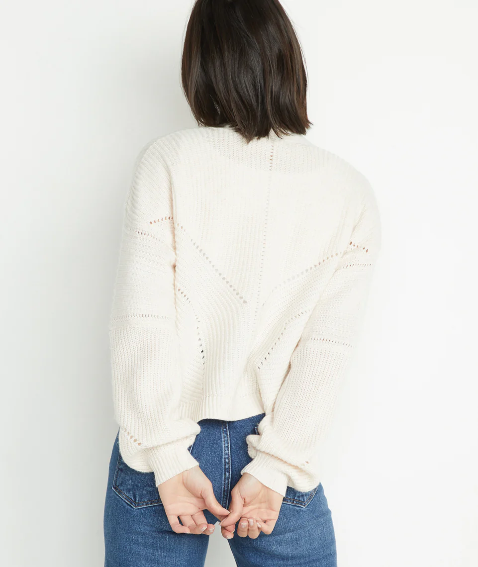 Olivia Cardigan in Antique White