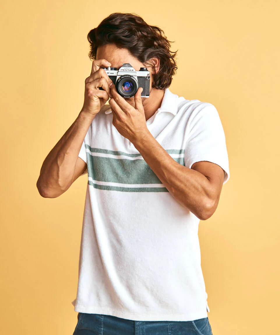 ML x L&F Arcadia Polo in Green/White