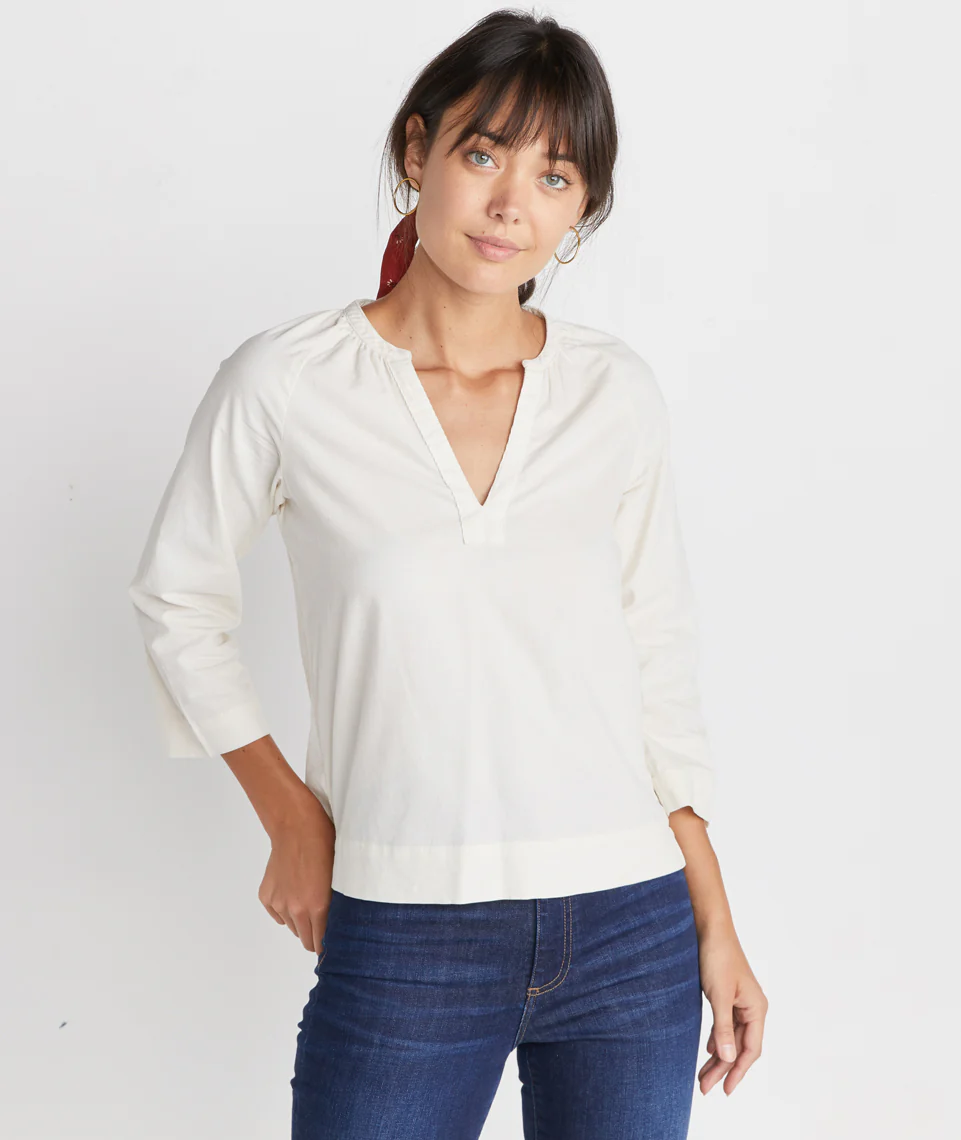 Lenora Blouse in White
