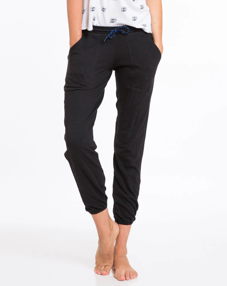Tencel Terry Joggers - Black