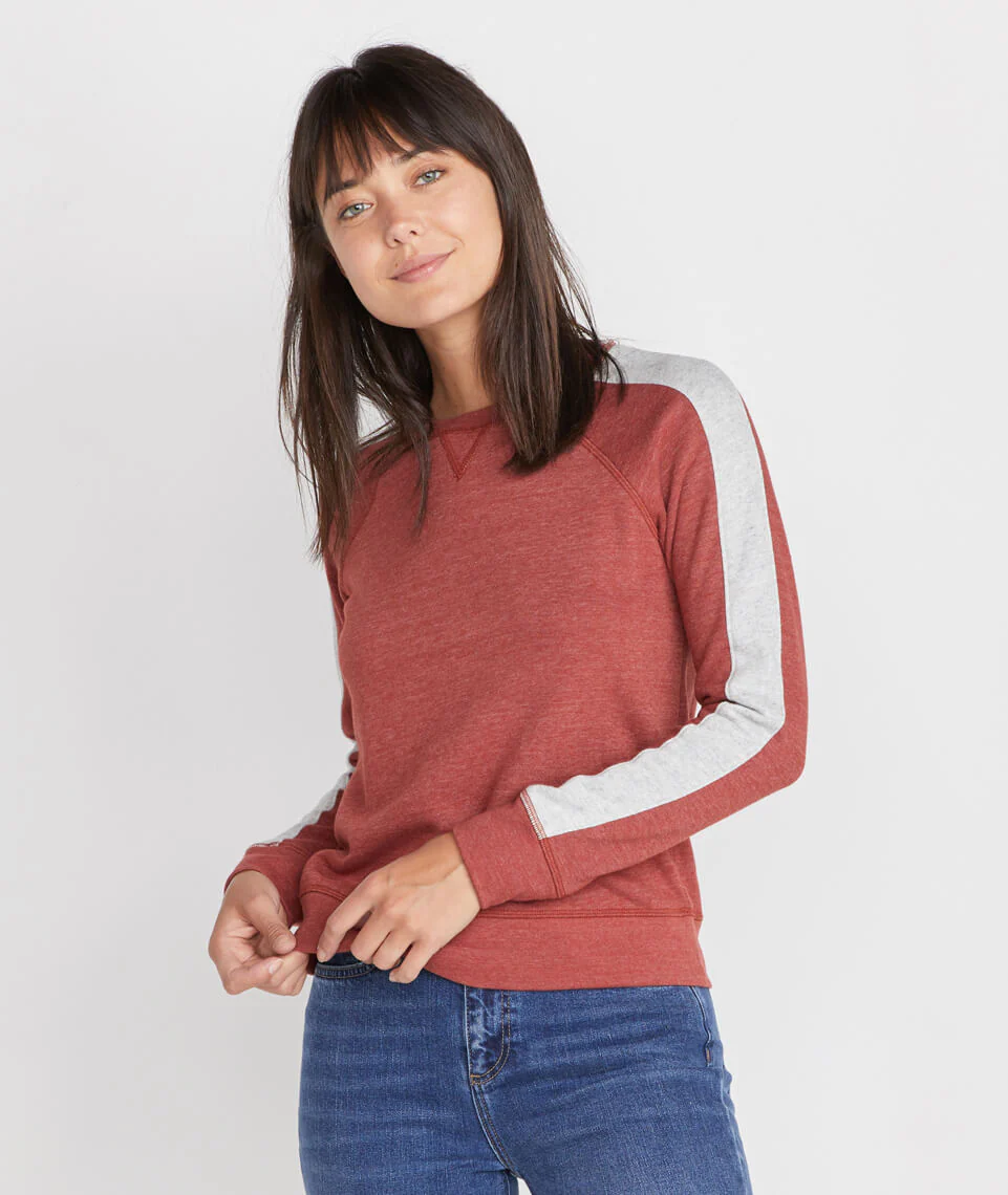 Varsity Raglan in Rosewood