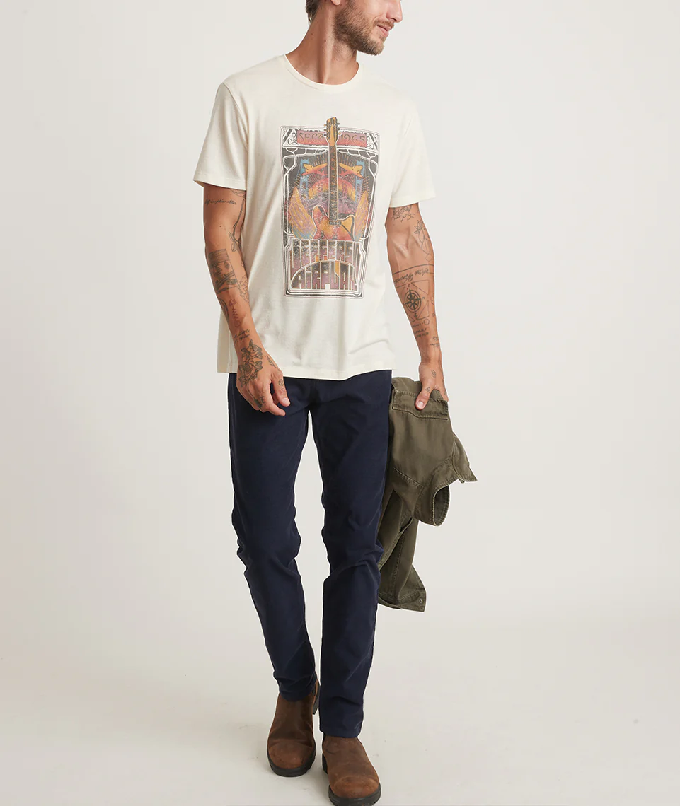 Jefferson Airplane Unisex Tee in Natural