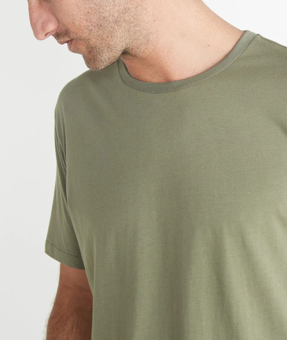 Signature Crewneck in Worn Olive