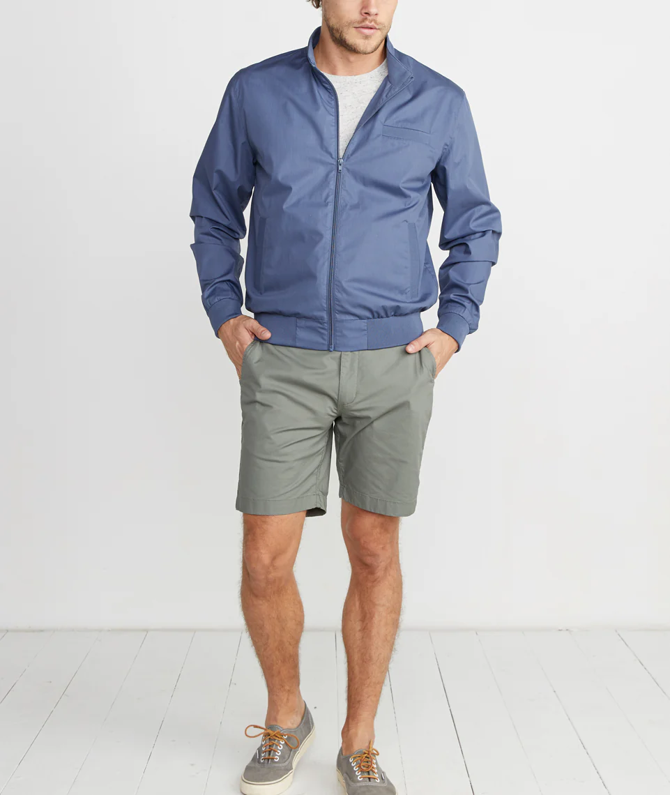 Carlsbad Windbreaker in Faded Indigo