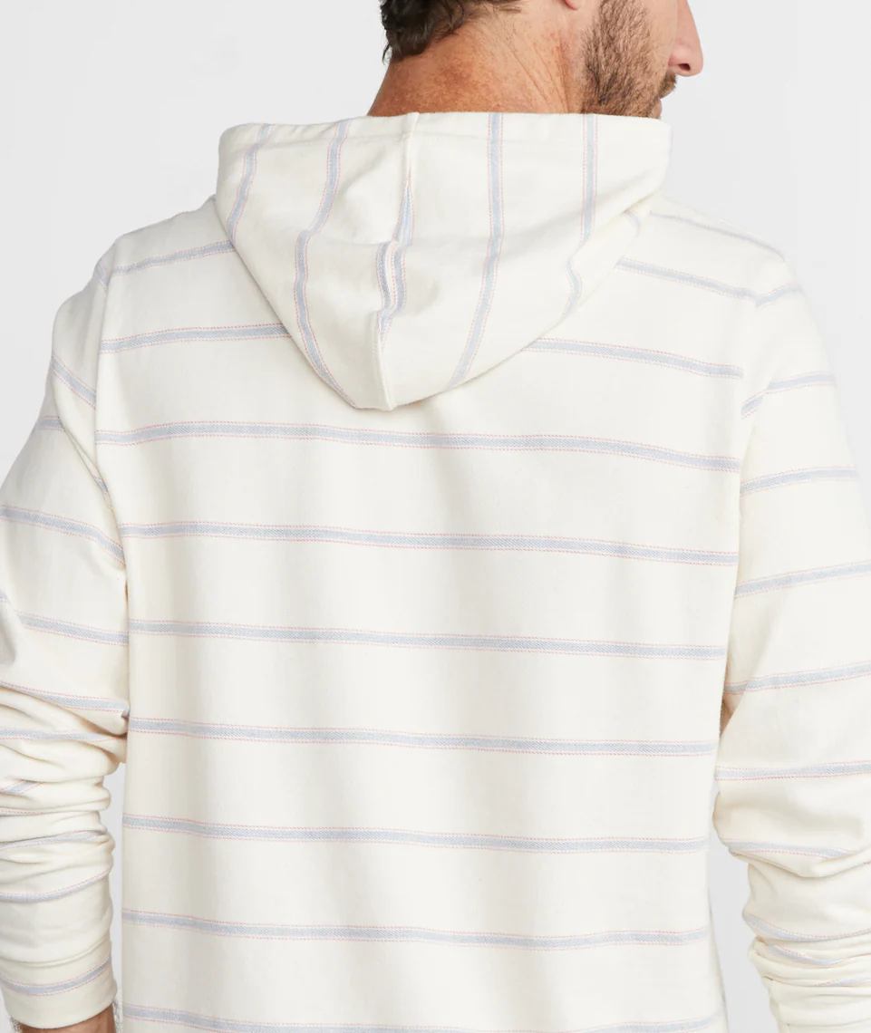 Beach Hoodie in Natural Stripe
