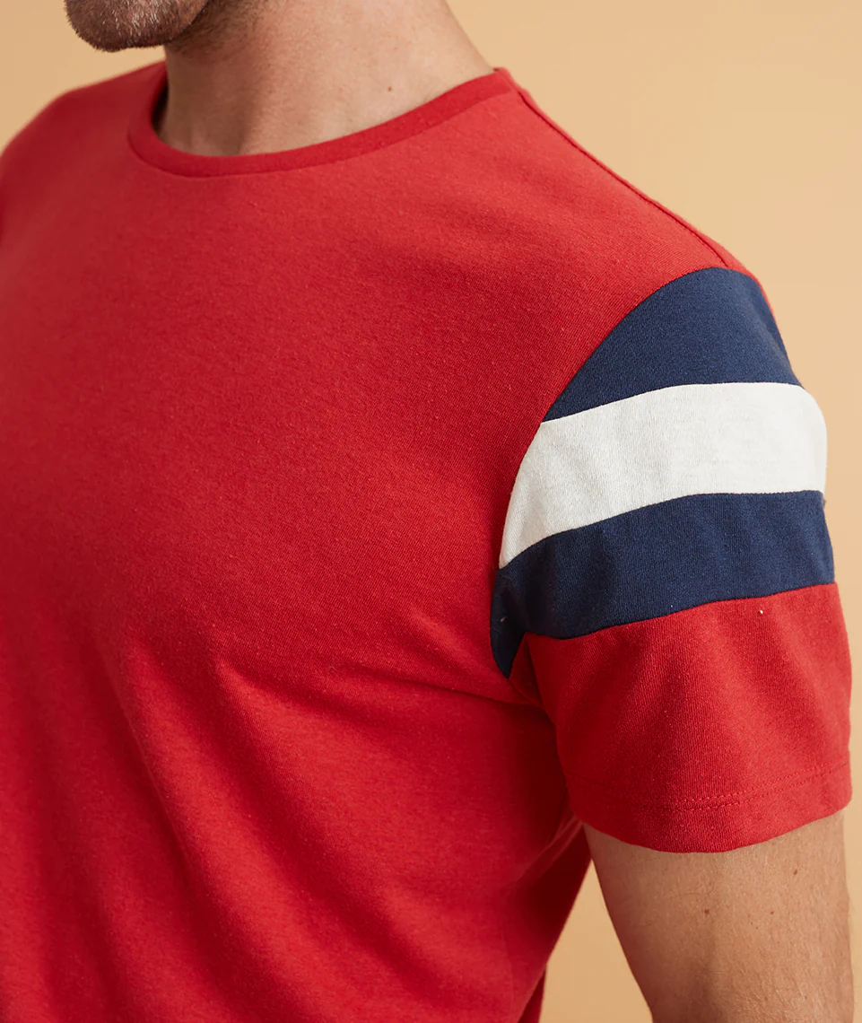 Re-Spun Banks Tee in Salsa