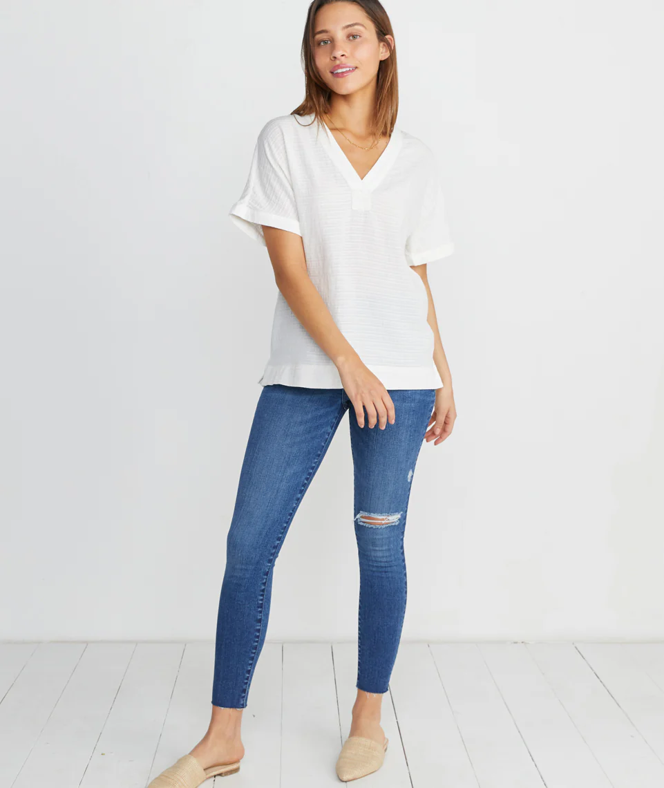 Bali Tunic in Shadow Stripe