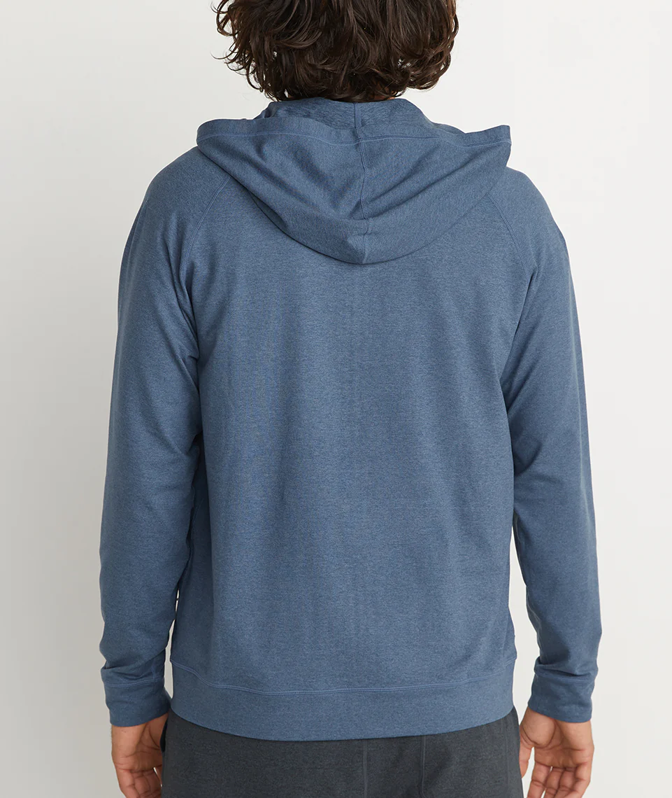 Kendrick Zip Hoodie in Bering Sea