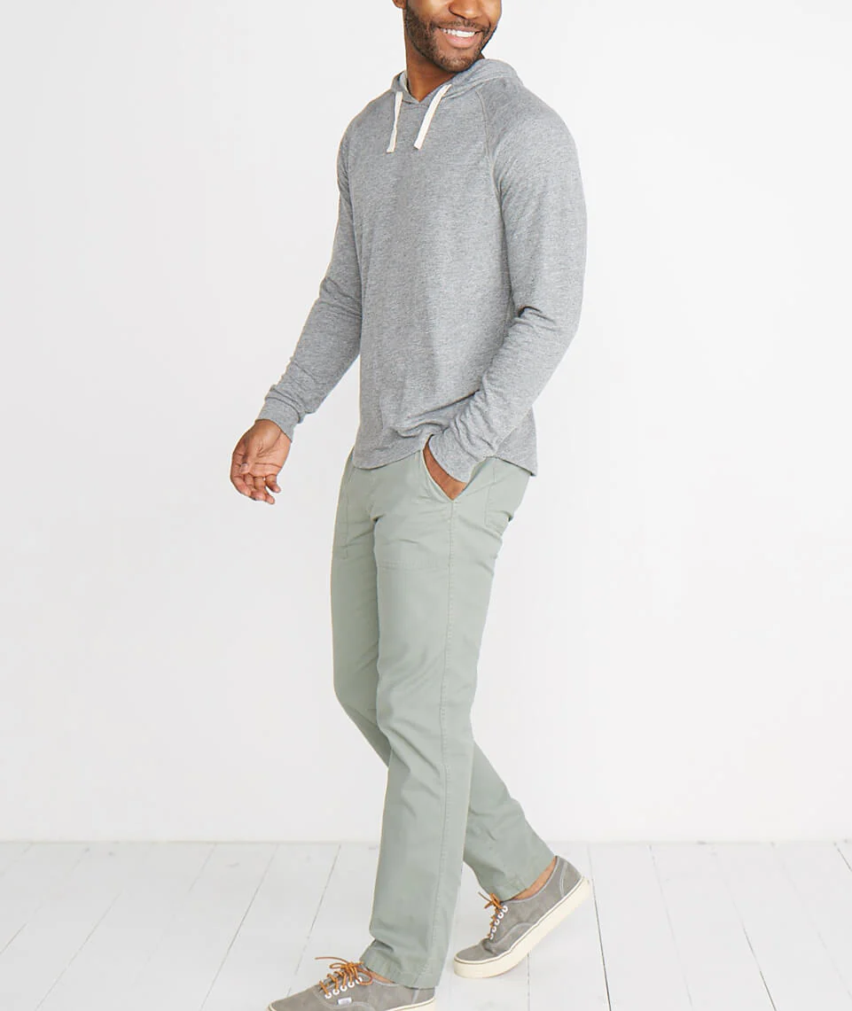 Double Knit Hoodie - Heather Grey