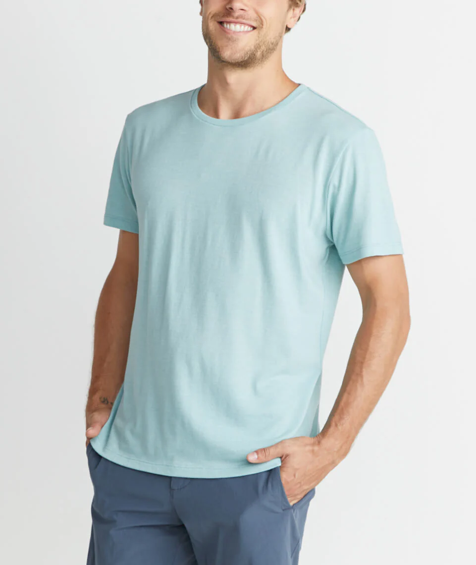 Signature Crewneck in Green Mist