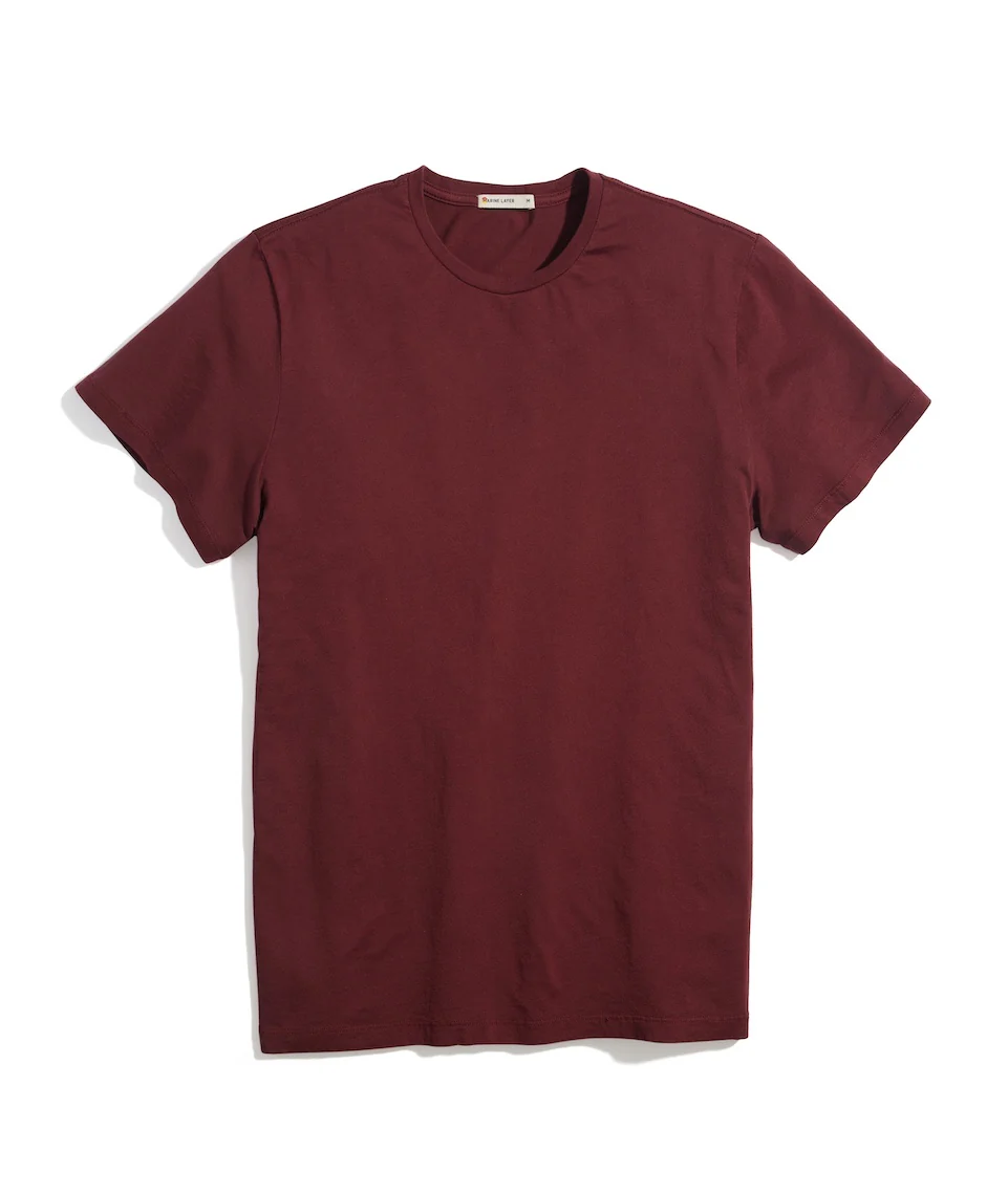 Signature Crew Tee in Cordovan