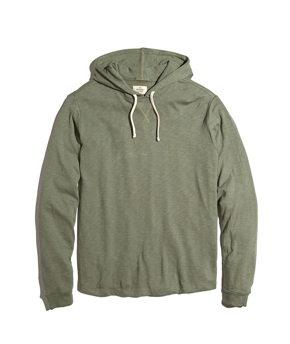 Double Knit Hoodie in Faded Thyme