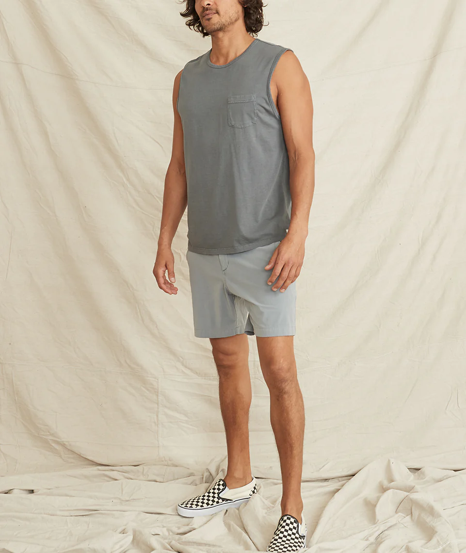 Arturo Muscle Tank in Faded Black