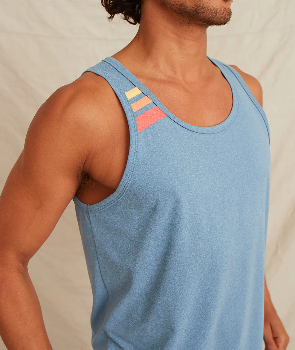 Sport Tank in Blue Heather