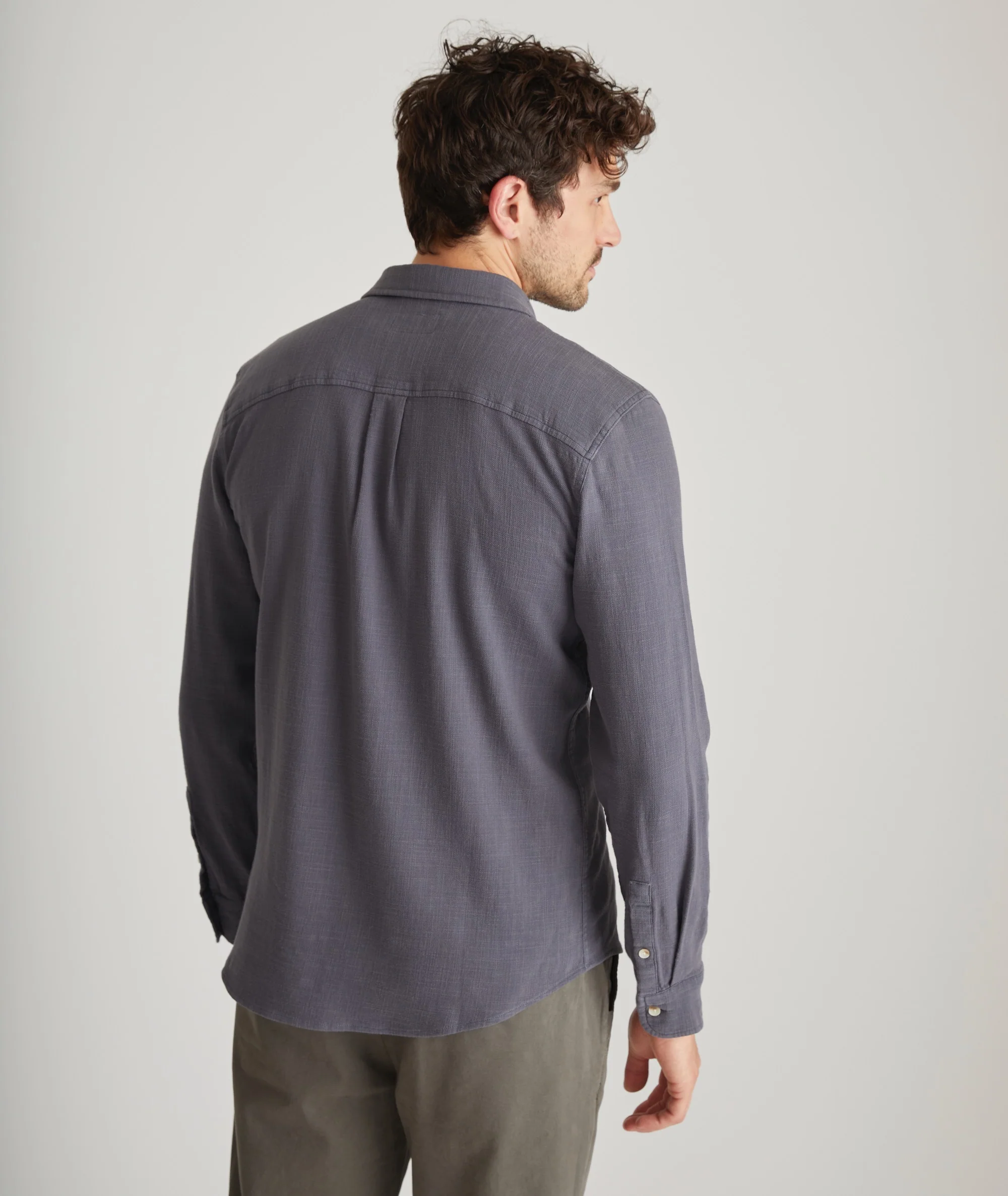 Stretch Selvage Long Sleeve Shirt