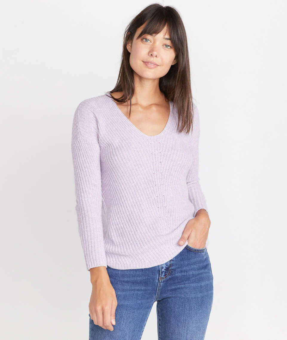 Elisa Pullover in Heather Lilac