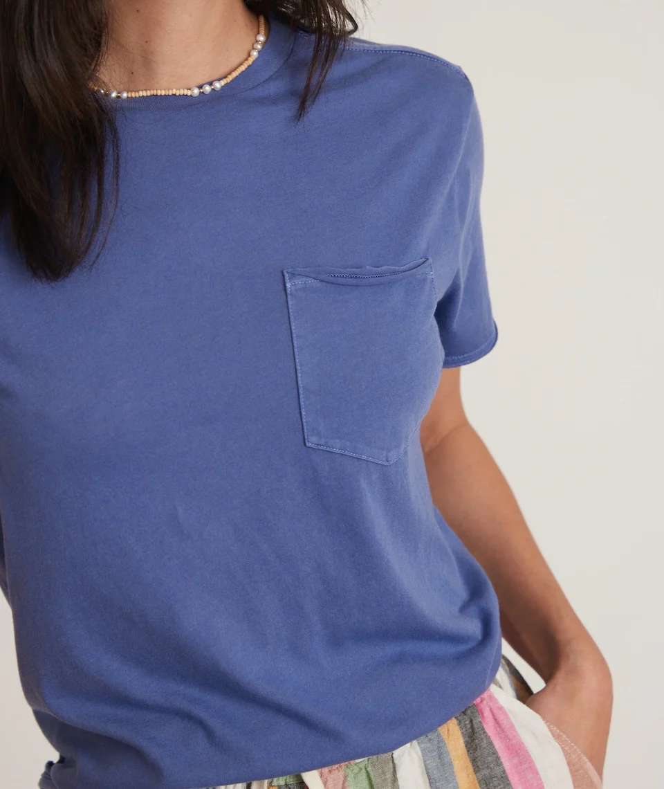 Boyfriend Crew Tee in Marlin